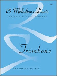15 Melodious Duets Trombone Duet cover Thumbnail